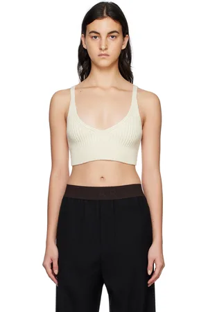 Halfboy Off-White V-Neck Tank Top