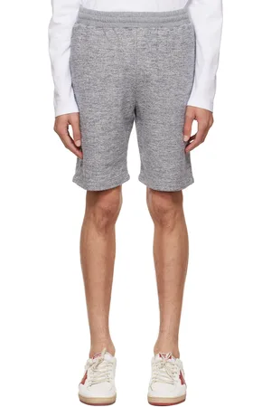 Golden Goose Gray Graphic Shorts