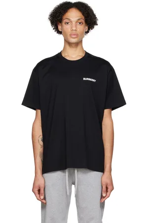 Burberry Men T-shirts - Black EKD T-Shirt