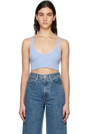 Halfboy Blue V-Neck Tank Top