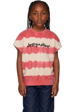 Jelly Mallow Boys Neckties - Kids Pink Tie-Dye Vest
