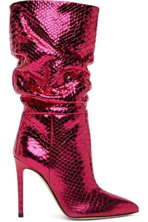 PARIS TEXAS Pink Slouchy Boots