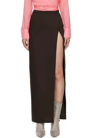 Ioannes Brown Martine Midi Skirt