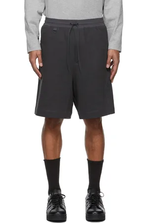 Y-3 Grey Terry Utility Shorts