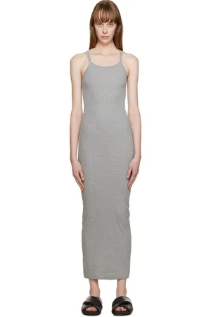 ÉTERNE Gray Tank Maxi Dress
