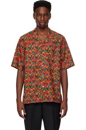 Paul Smith Red Twilight Floral Shirt