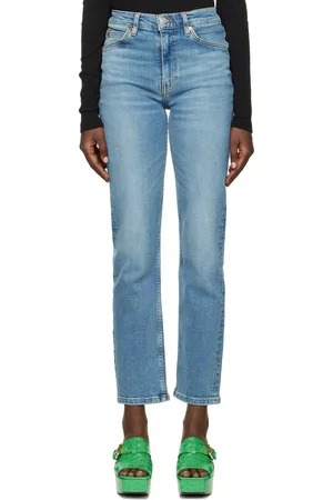 RE/DONE Blue 70s Straight Jeans