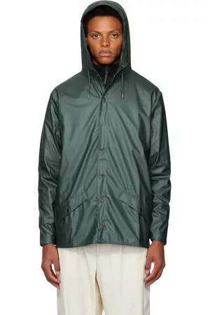 Rains Men Jackets - Green Waterproof Jacket