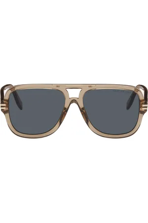 Marc Jacobs Brown Aviator Sunglasses