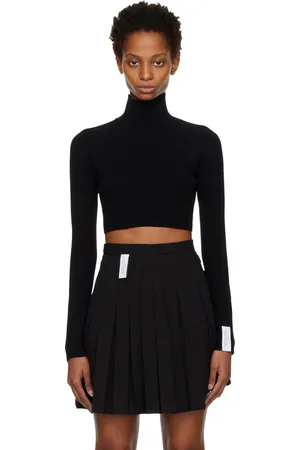 Rokh Black Ribbon Turtleneck