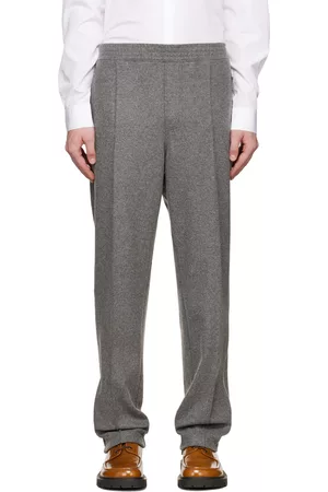 Neil Barrett Men Pants - Gray Loose Trousers