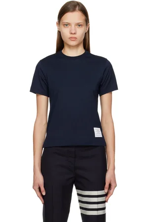 Thom Browne Navy Relaxed T-Shirt