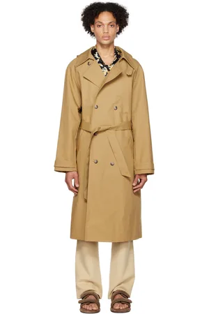 Nanushka Tan Loan Trench Coat