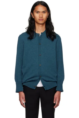 T/SEHNE SSENSE Exclusive Blue Cardigan
