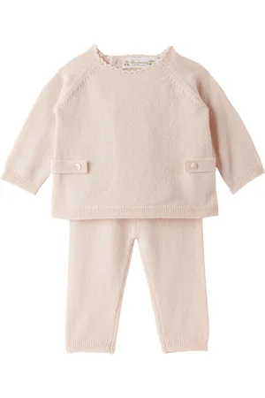 BONPOINT Baby Pink Bamba Sweater & Leggings Set