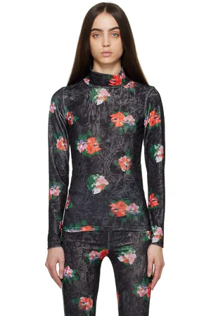 HENRIK VIBSKOV Black Viola Long Sleeve T-Shirt