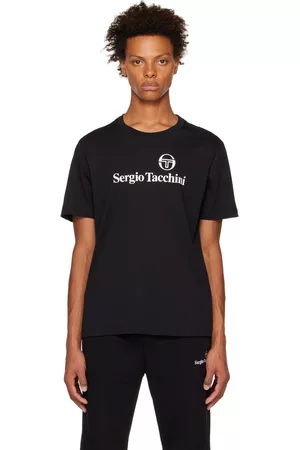 Sergio Tacchini Men T-shirts - Black Heritage T-Shirt