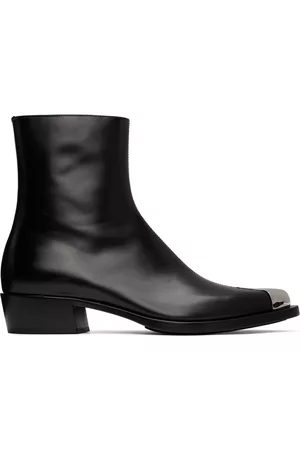 Alexander McQueen Men Boots - Black Punk Boots