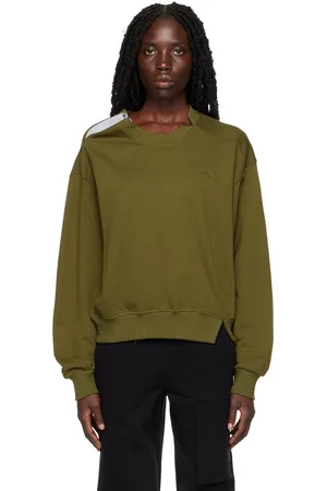 Spencer Badu Khaki Side Zip Sweater