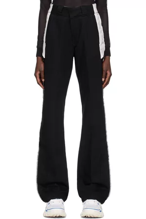Heron Preston Women Pants - Black Inside Out Trousers