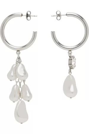 Isabel Marant Women Earrings - Silver Rain Drop Earrings