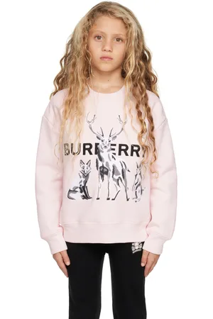 Burberry Kids Pink Animal Kingdom Sweatshirt