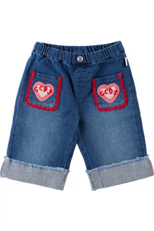 GCDS Baby Blue Heart Jeans