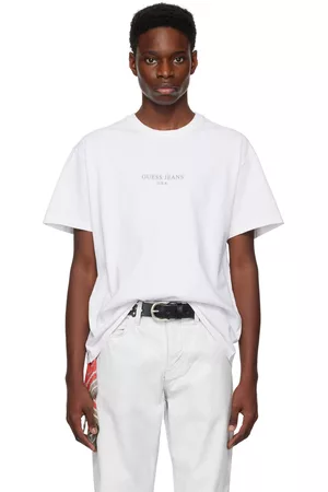 Guess Men T-shirts - White Classic T-Shirt