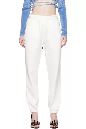 Sinead Gorey Women Loungewear - SSENSE Exclusive White & Orange Capsule Heat Hand Lounge Pants