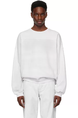 Guess Men Sweatshirts - White Classic Sweatshirt