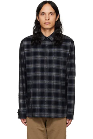 Vince Blue Plaid Shirt