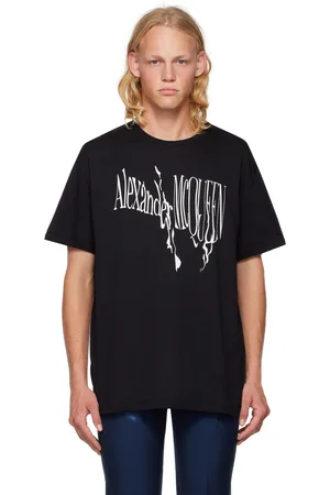 Alexander McQueen Black Printed T-Shirt