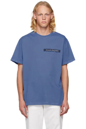Alexander McQueen Blue Selvedge Tape T-Shirt