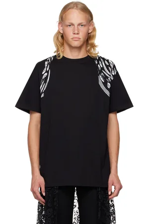 Alexander McQueen Black Harness Skull T-Shirt