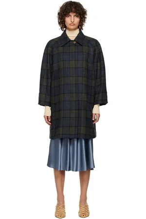 Nothing Written Blue Charlie Balmacaan Coat