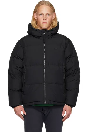 Lacoste Black Water-Repellent Down Jacket