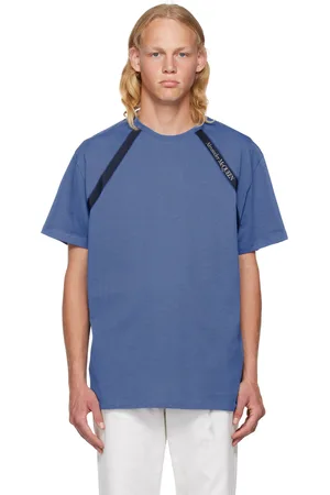 Alexander McQueen Blue Selvedge Tape T-Shirt