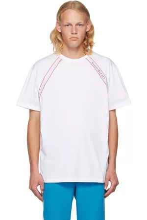 Alexander McQueen White Selvedge Tape T-Shirt