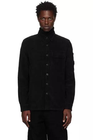 C.P. Company Men Shirts - Black Pocket Shirt
