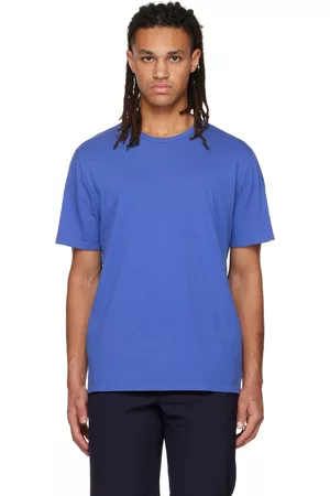 Vince Blue Garment Dye T-Shirt