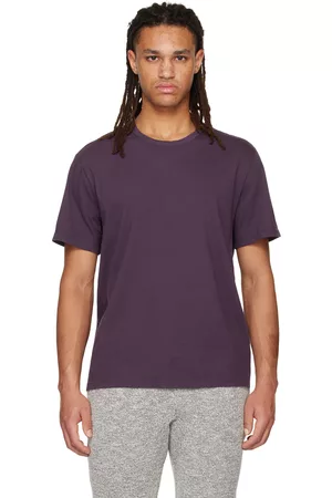 Vince Purple Garment Dye T-Shirt