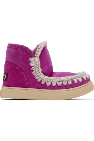 Mou Kids Purple Sneaker Boots