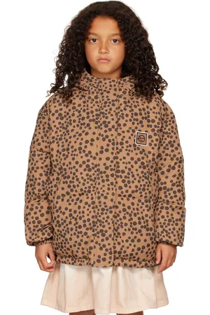 Wynken Kids Tan Animaux Short Down Coat