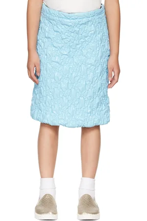 CRLNBSMNS Girls Skirts - Kids Blue Bubble Skirt
