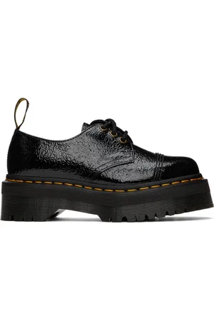 Dr. Martens Black Quad 1461 Platform Derbys