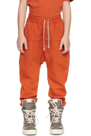 Rick Owens Kids Orange Prisoner Lounge Pants