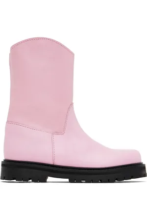 M’A Kids Kids Pink Leather Boots