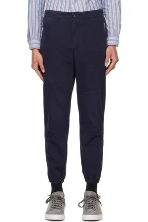 Paul Smith Navy Paneled Trousers