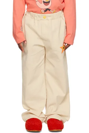 Jelly Mallow Kids Off-White Eagle Eye Trousers
