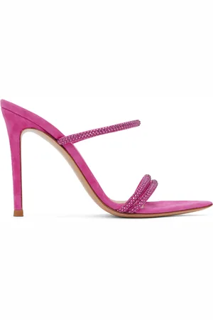 Gianvito Rossi Pink Cannes Heeled Sandals